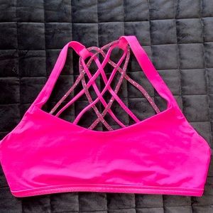 LULULEMON pink sports bra